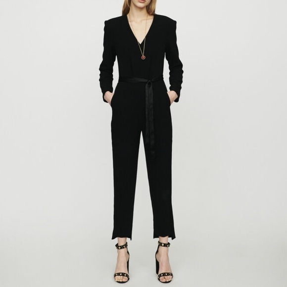 Maje Crepe Jumpsuit - Picture 1 of 3